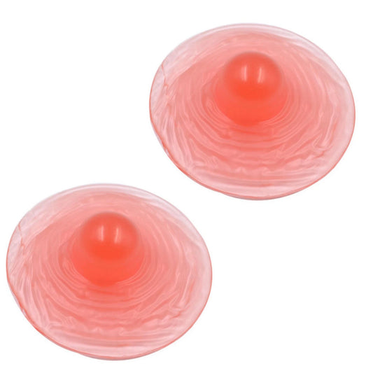1 Pair Silicone False Nipple Stickers for Crossdresser