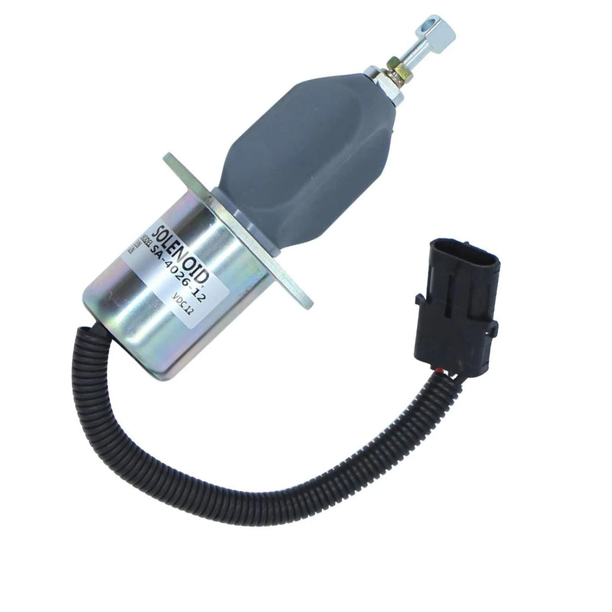 Fuel Shut Off Solenoid 12V for Cummins 5.9L & 8.3L (3919422, SA-4026-12)