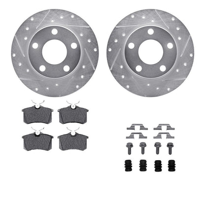 Rotor Set for Audi Allroad Quattro (2001–2005) ALX-PAU-DF-7612-73024-CLA2