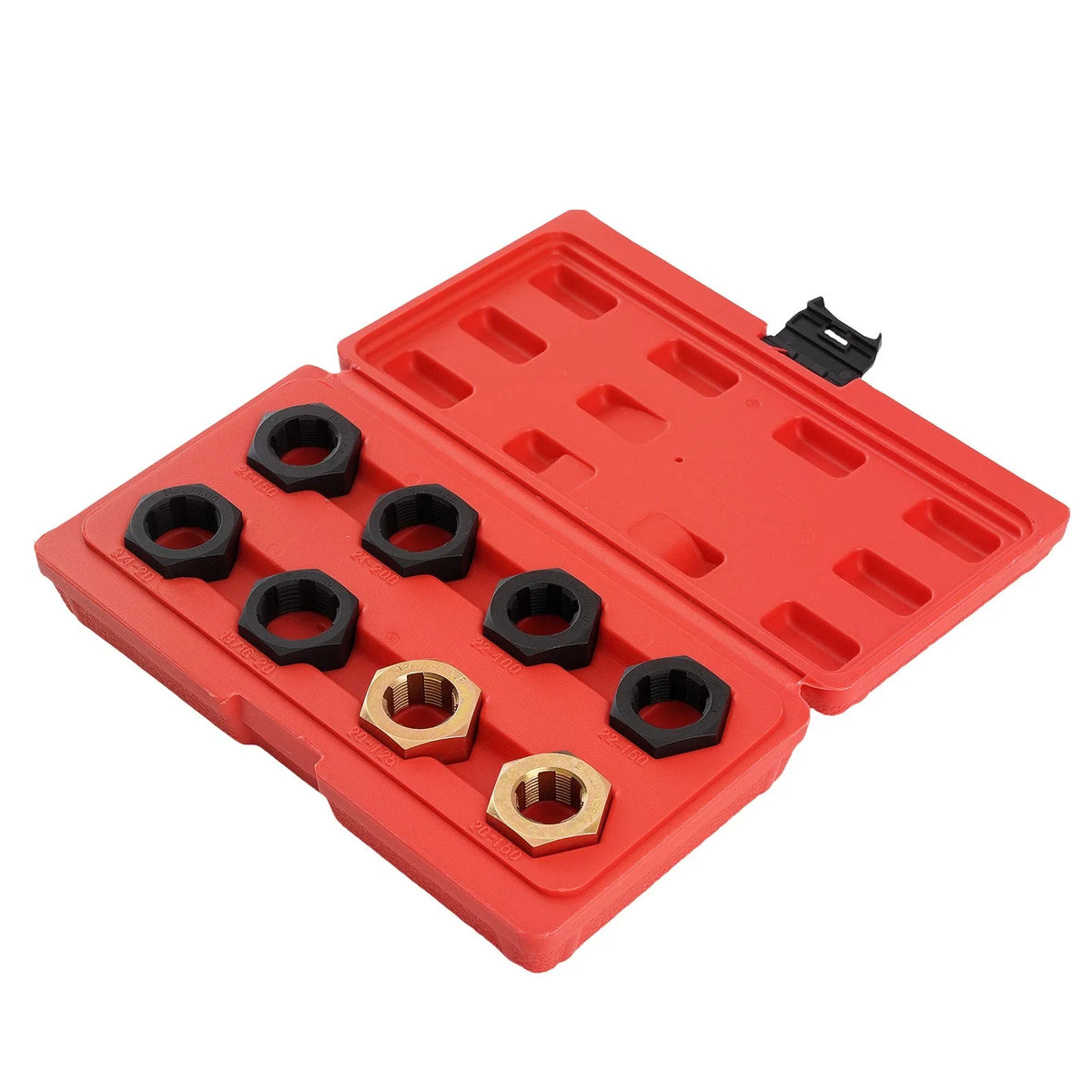 8pc Spindle Rethreading Die Set for Front Wheel Drive M24 M22 M20