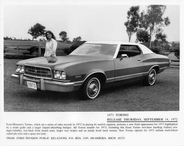 Press Photo for Ford Gran Torino (1973)