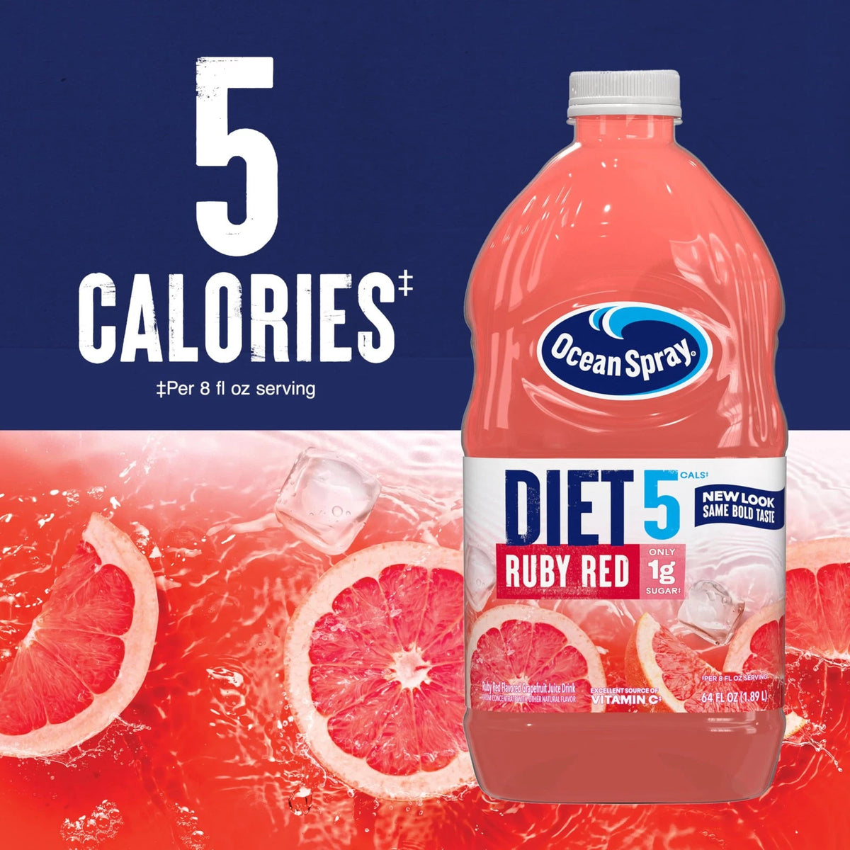 Ocean Spray Diet Ruby Red Juice 64 Oz (Pack of 1)