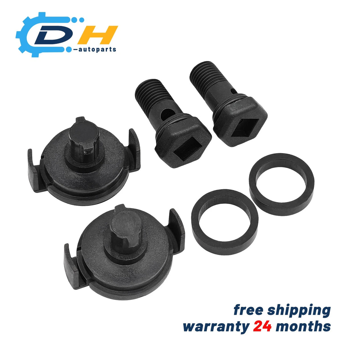 1 Pair Trans Oil Level Drain Plugs & Gaskets for Hyundai Sonata (2009–2022) - 45286-3B010, 452863B010