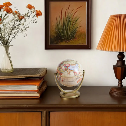 Mini Antique Globe for Educational & Decorative Use