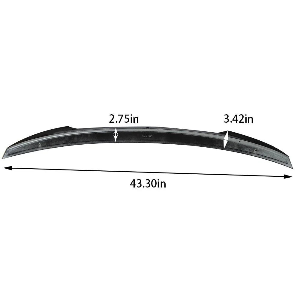 Rear Spoiler Wing in Gloss Black for 2020-2021 Nissan Sentra