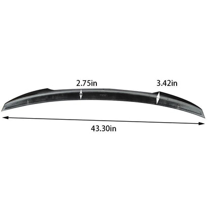 Rear Spoiler Wing in Gloss Black for 2020-2021 Nissan Sentra