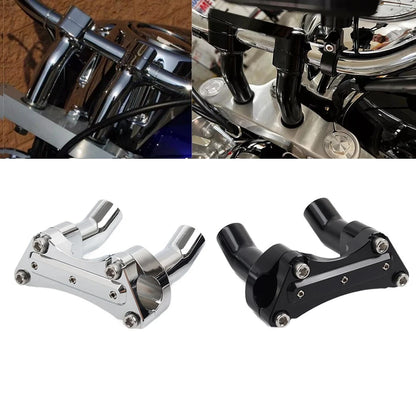 3.5" Handlebar Riser & Top Clamp for Harley Fat Boy Heritage Softail (1990–2023)