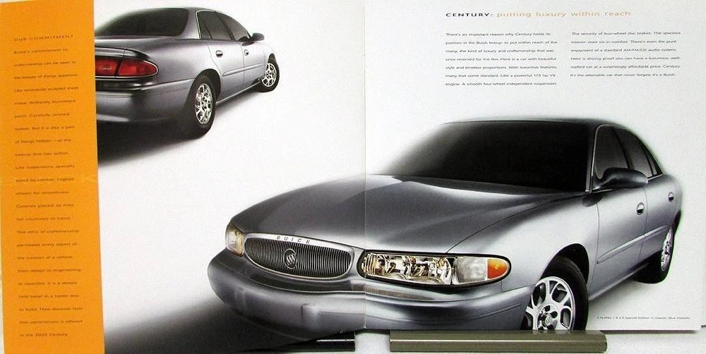 Oversized Sales Brochure for Buick Century Custom Limited (2005)