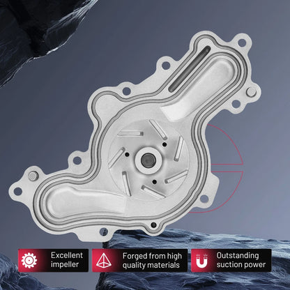 Water Pump Assembly 252-955 for Lincoln MKT 2011-2019 & Ford Fusion 2012