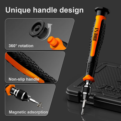 40Pcs Small Precision Screwdriver Set with Torx Triwing for Automotive Use