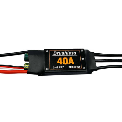 40A Brushless ESC Speed Controller 2-4S with XT60 Plug for RC