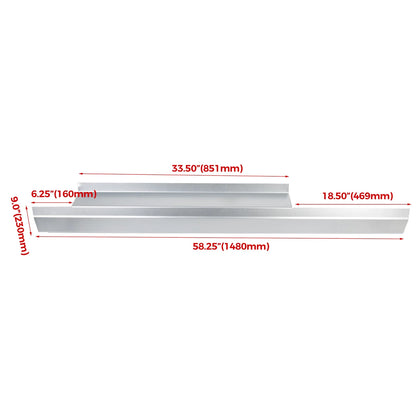 Slip-on Outer Rocker Panel for Chevrolet Silverado/Sierra (2007–2013)
