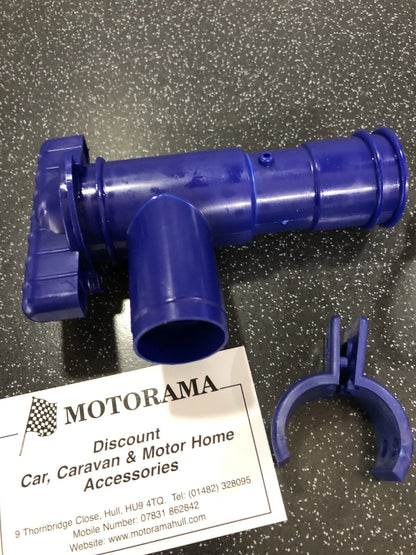 Fresh Water Waste Tap with Drip Cap for Caravan Motorhome (88752B)