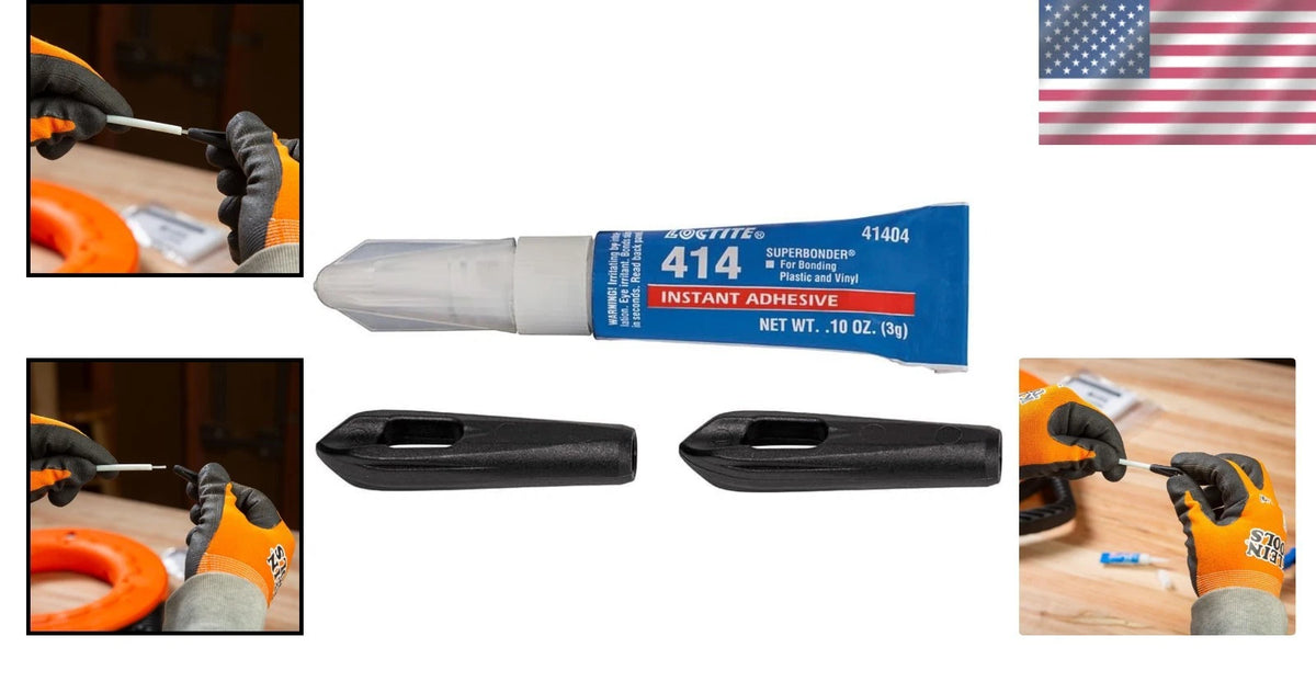Compact Non-Conductive Fish Tape Repair Kit for Electricians