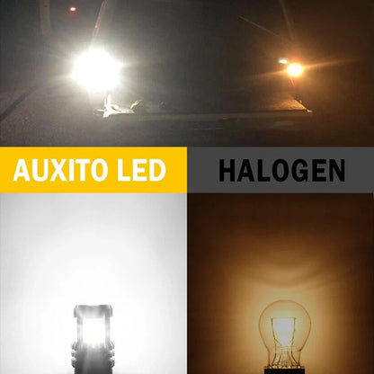 AUXITO 2X 3156 3157 White LED Reverse Backup Light Bulbs