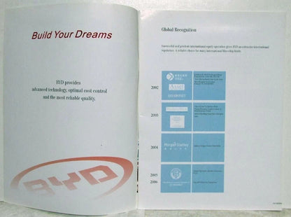 Corporate Overview Manual for BYD (2007)