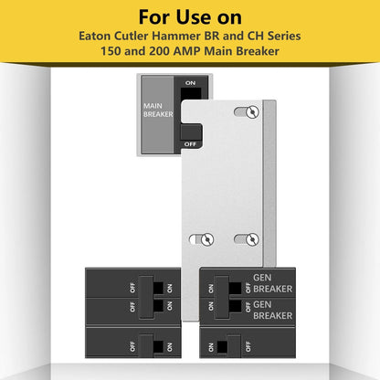 Generator Interlock Kit for Square D Vertical Main 150/200