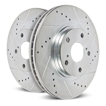 Pair of Power Stop Brake Rotors for BMW X1 (2013–2015) TLX-psbEBR858XPR-CL360A91