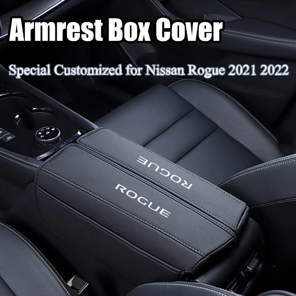 Leather Center Console Armrest Cover for (2021–2026)