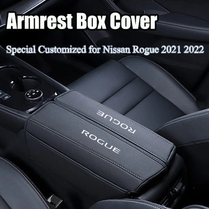 Leather Center Console Armrest Cover for (2021–2026)