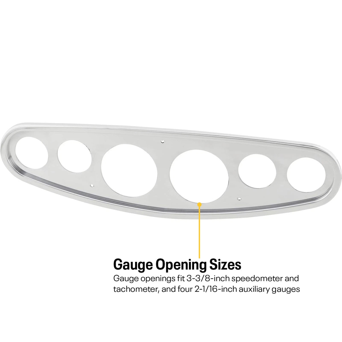 6-Gauge Insert Panel and Bezel Kit for (91150100-ENG)