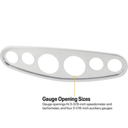 6-Gauge Insert Panel and Bezel Kit for (91150100-ENG)