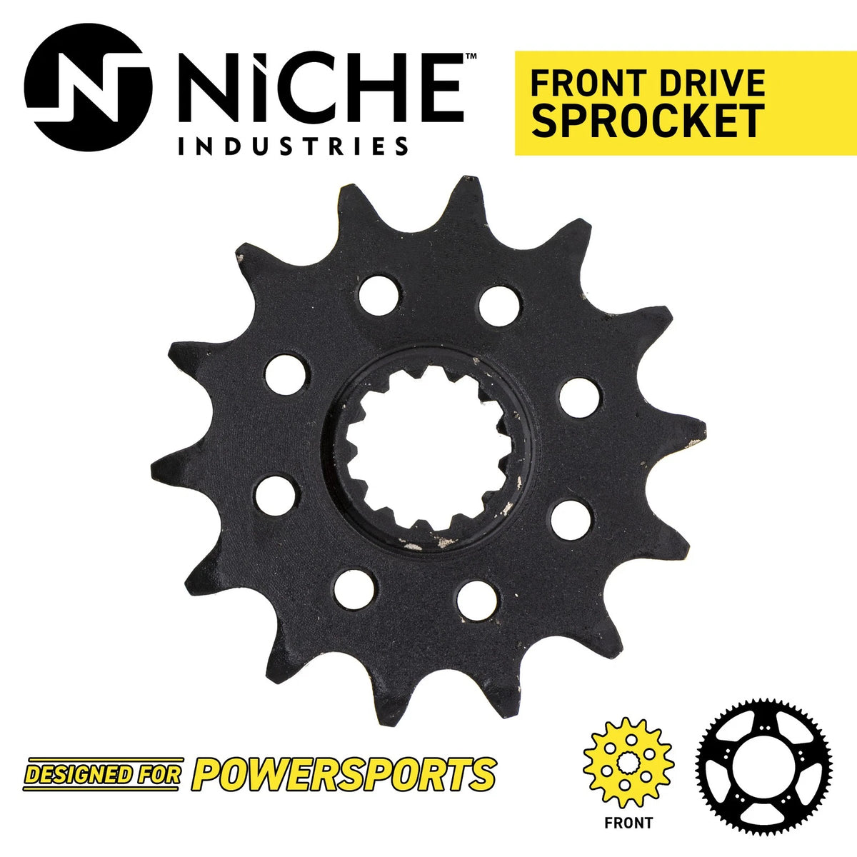 Sprocket Kit 14T Front 44T Rear for Suzuki DR350 (MK1003491, 27511-47D00)