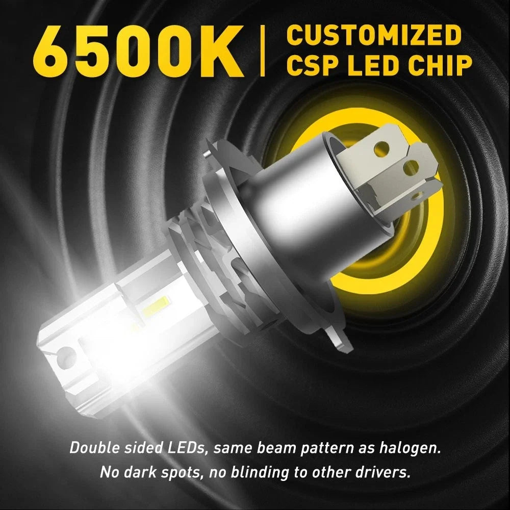 AUXITO H4 9003 LED Headlight Bulbs for Hi Low Beam Conversion Kit (6500K)