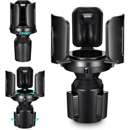 Universal Fit Cup Holder Expander Adapter for Vehicles