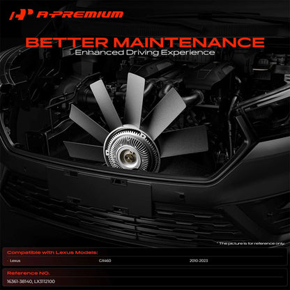 Engine Cooling Fan Blade for Lexus GX460 (2010–2023) 16361-38140, LX3112100
