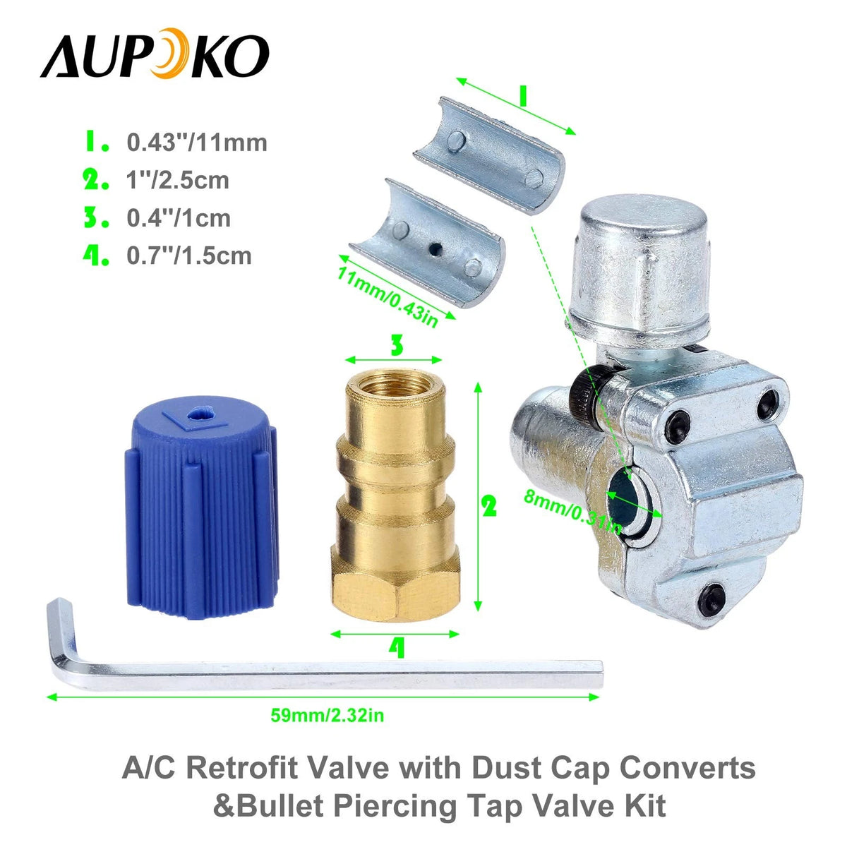 A/C Retrofit Valve Kit for