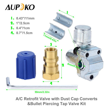 A/C Retrofit Valve Kit for