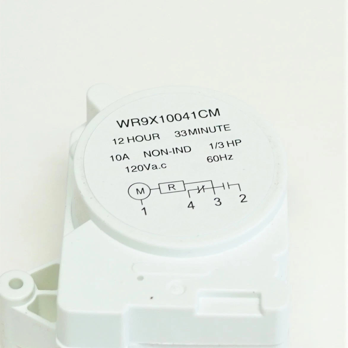 WR09X10041 Defrost Timer for GE Refrigerator (No Year Range)