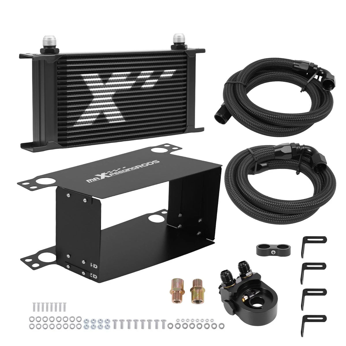 Engine Oil Cooler Kit 19 Row 10AN for Universal (All Models)