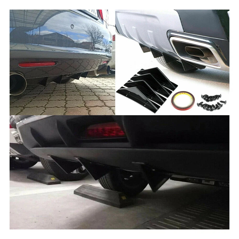 Rear Spoiler Lip Diffuser for Toyota Hilux N70 2005-2015