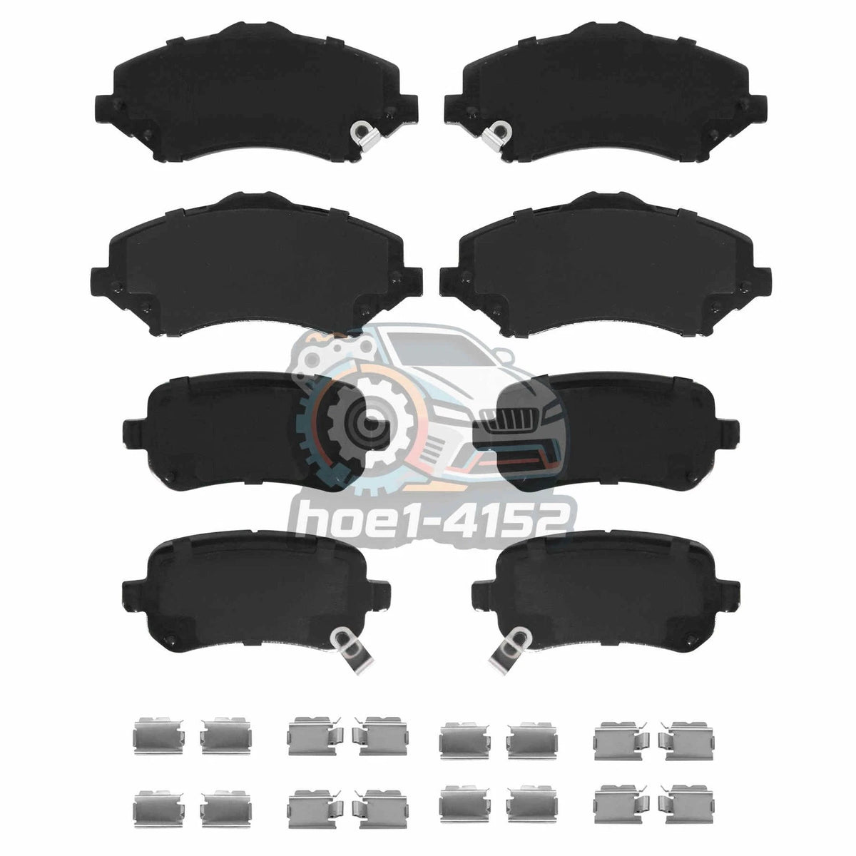 Ceramic Brake Pads for Town & Country, Grand Caravan, Journey, Routan (2008–2016)