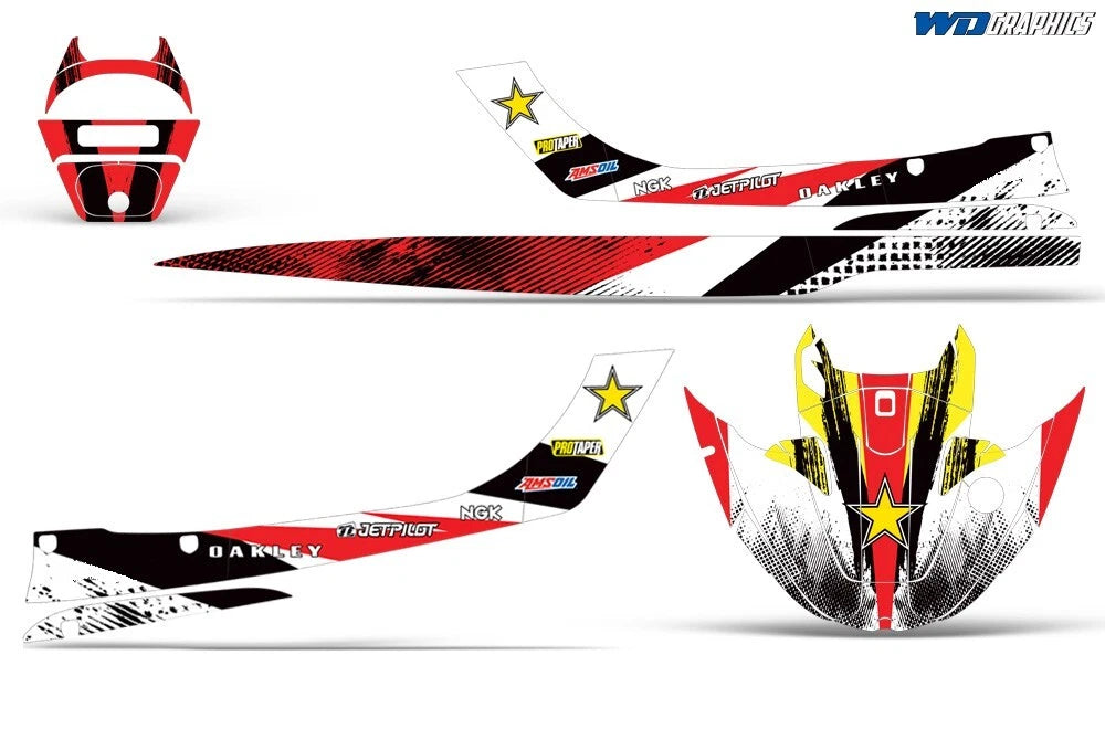 Jet Ski Graphic Decals for Kawasaki Sport Tourer 1100 STX (1997–1999)