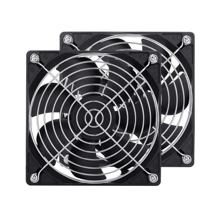 2-Pack 120mm DC 12V Fans for Computer (No Specific Part Numbers)