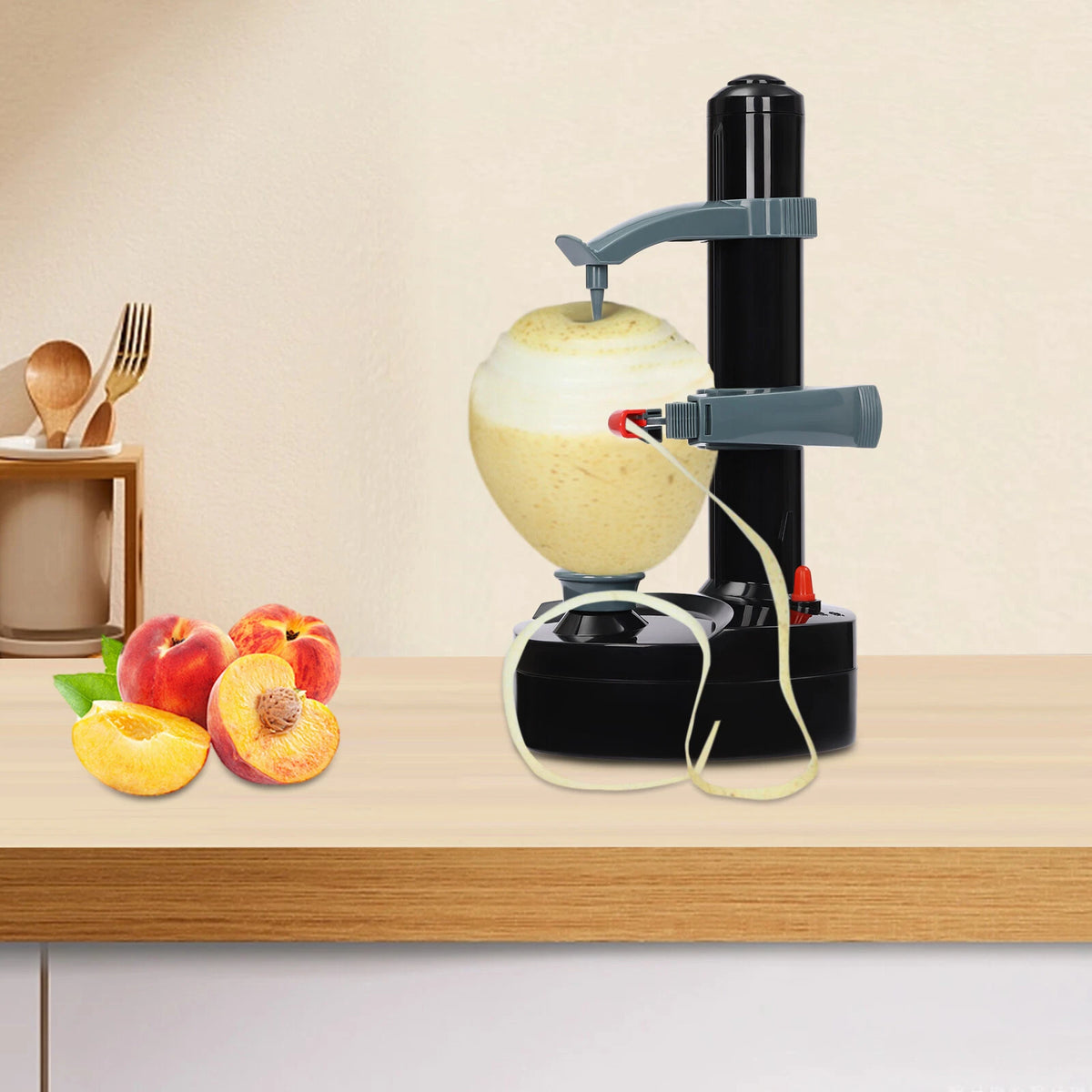 Electric Automatic Potato Peeler for Fruits and Vegetables