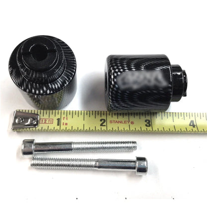 Carbon Black CBR Bar Ends for Honda CBR1100XX (1997–2007)
