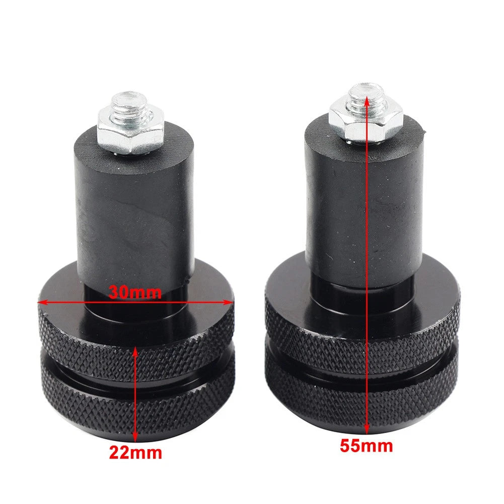 7/8" Motorcycle Handlebar Grips Bar End Cap Plug Slider