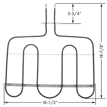 Heating Element for Whirlpool Kitchenaid Range Oven (74011117, W10276482)