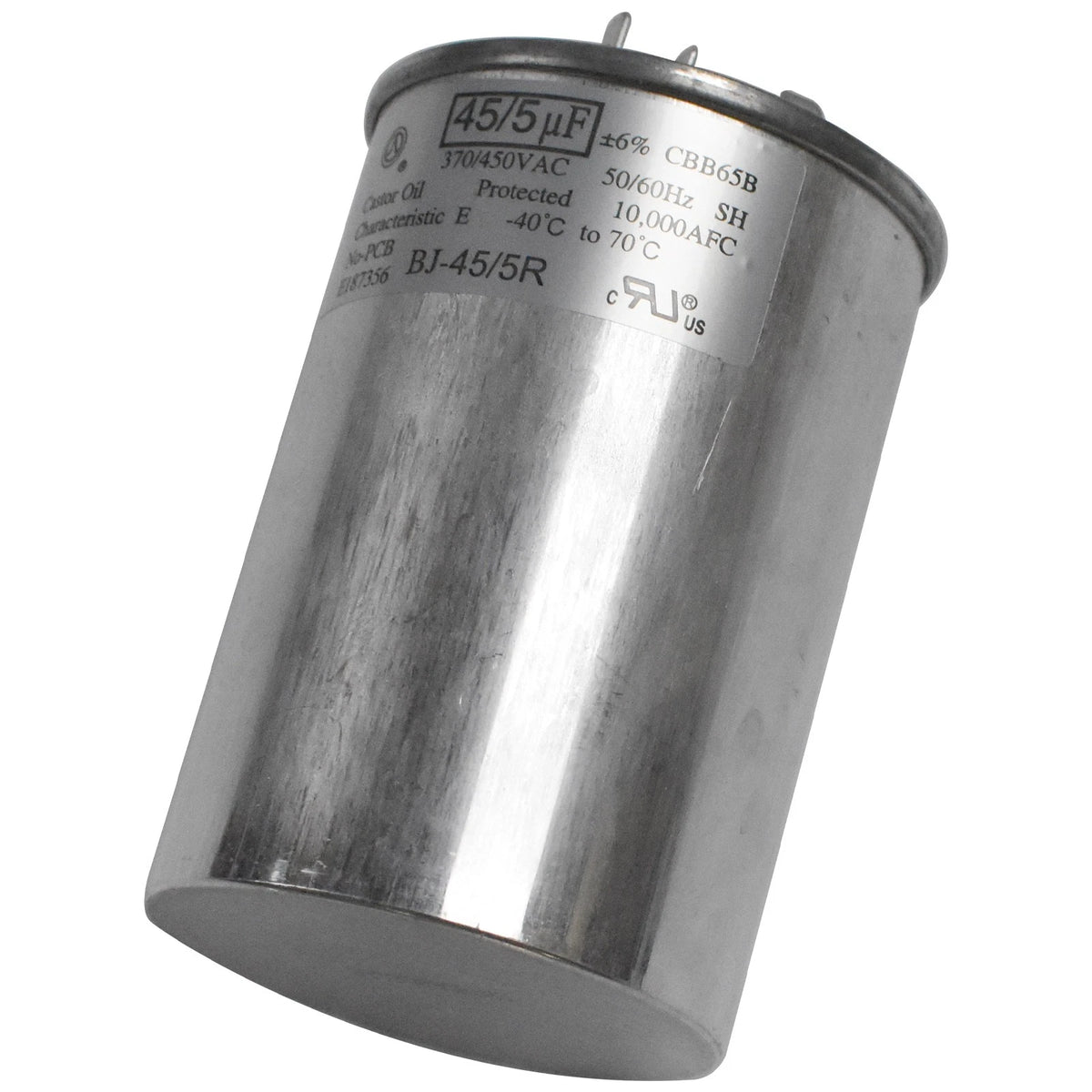 Dual Run/Start Capacitor 45+5 uF for A/C Fan Motor and Compressor