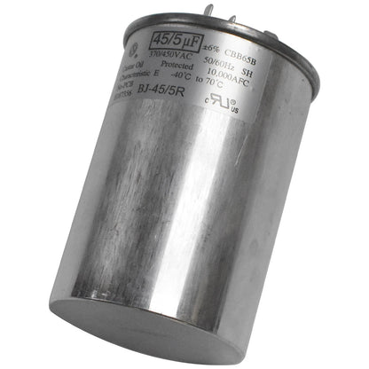 Dual Run/Start Capacitor 45+5 uF for A/C Fan Motor and Compressor