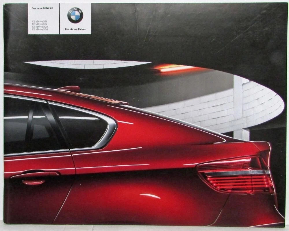 Sales Brochure for BMW X6 (2007) - German Text