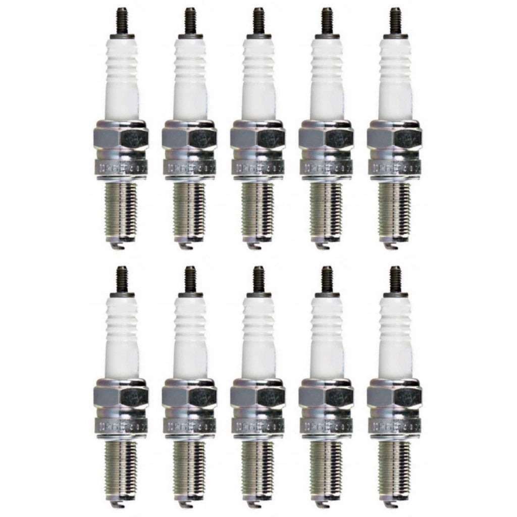 Box of 10 NGK Standard Spark Plugs CR10E for Suzuki DR650S/DR650SE (1996–2017)