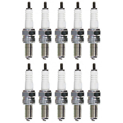 Box of 10 NGK Standard Spark Plugs CR10E for Suzuki DR650S/DR650SE (1996–2017)