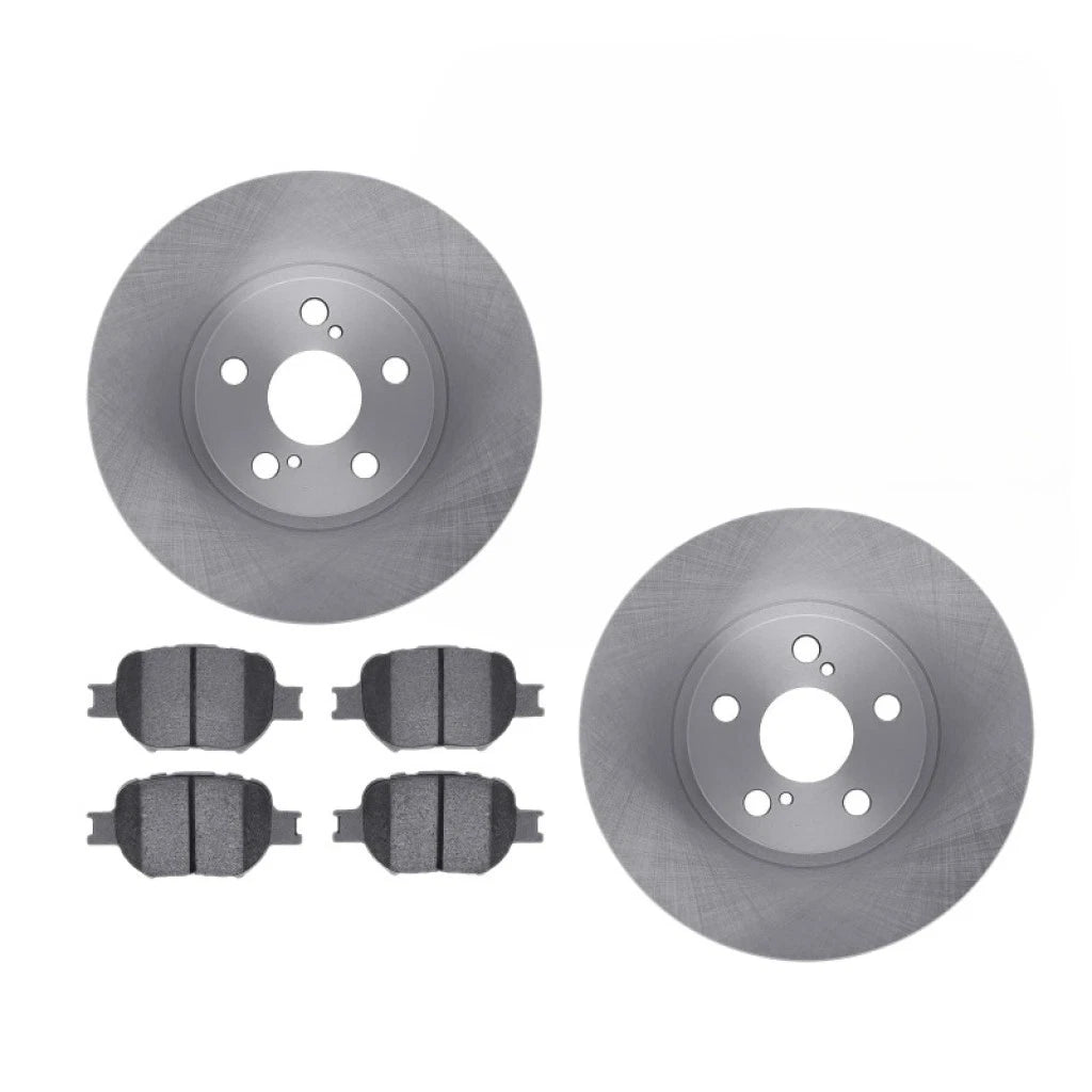 Set of 2 Front Brake Rotors for Scion tC (2005–2010) ALX-PAU-DF-6512-76401-CLA1