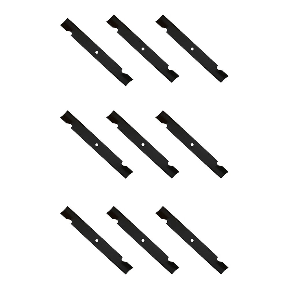 9 Mower Blades for Exmark Lazer Z & Turf Ranger (Fits )