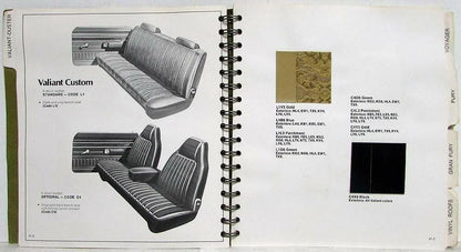 Advance Color and Trim Selector for Plymouth (1975)